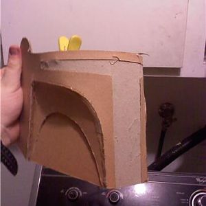 Cardboard Bucket Helmet Project