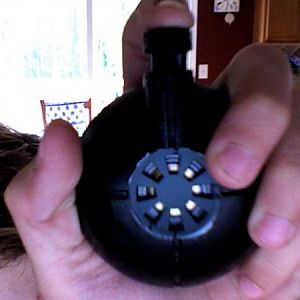 black concussion grenade