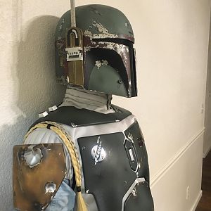 Fettastic Empire Strikes Back Boba Fett "Hero" Armor Mannequin