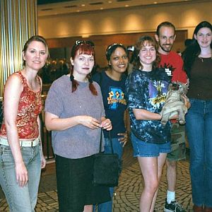 Meeting up at DragonCon 2002
(Roasty, Krisse, Shades, Kimmy, AndyFett and friend)