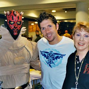 ScottMaul, Ray Park and Me. 

*See... told you I was there!*