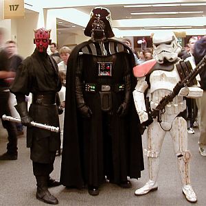 Darth Maul, Darth Vader and TK