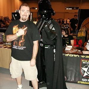 Gregory with Vader