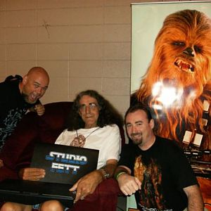 Studio Fett with Chewbacca (Peter Mayhew)