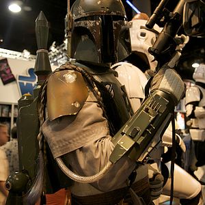 Me working the Star Wars booth at San Diego Comic Con in 2008