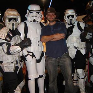Me (Fett) and other members of my Garrison at SDCC with the Clone Wars animation director, Dave Filoni.