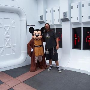 Me and Jedi Mickey