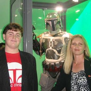 ME and my mom with the Fett
