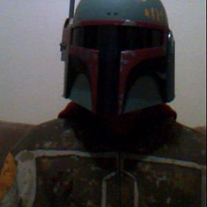 Clone Wars helmet with Mark Ecko Jacket