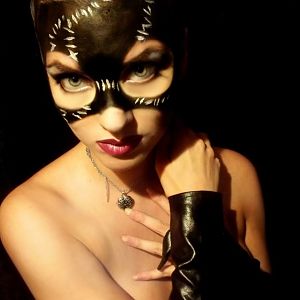 catwoman makeup test