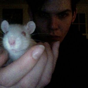 Me and my rat Katrina.