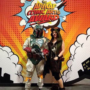 Me and the GF at Comic Con Dubai 2015