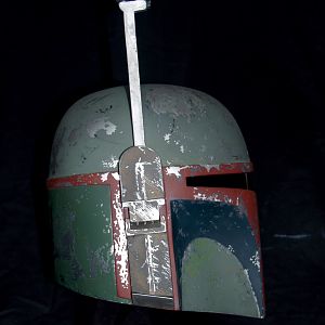 Right side view ROTJ painted helmet